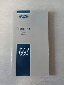 1993 Ford Tempo Owners Manual User Guide Reference First Printing June 92 - Bild 1 von 3