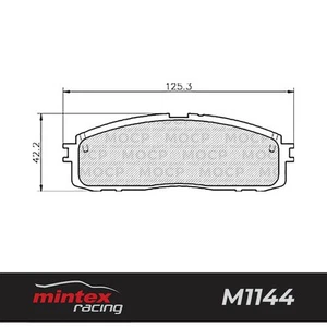 Mintex Racing MDB1322 M1144 Pastiglie freno ad alte prestazioni - Foto 1 di 1