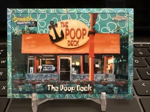 2025 Topps Chrome Bob Esponja 25th - The Poop Deck #119 FlowerCloudFractor/75 SP! - Imagen 1 de 2