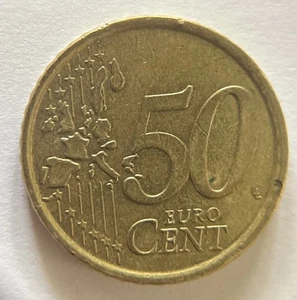 Genuine ~50 Euro Cent~ 2002 [Italy] - Unique Collectible Coin - Nice Condition  - Picture 1 of 8
