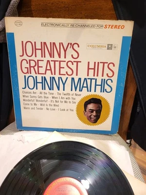 Johnny Mathis – Johnny's Greatest Hits - Columbia CS 8634 Vinyl LP VG+/VG+ - Image 1 of 4
