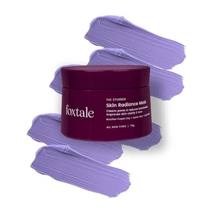 Foxtale De-Tan Face Mask for Glowing Skin| Clay Mask with Lactic Acid 75gm - Picture 1 of 7