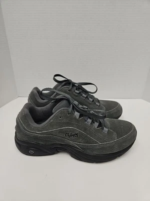 RYKA Catalyst 3 Damas Gris Gamuza Correr Caminar Informales Tenis Mujer Talla 8W Foto 1 de 4