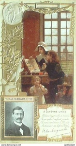 Chromo Lefevre Utile LU Marguerite Victor Autographe 1896 - Picture 1 of 2