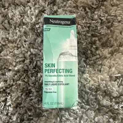 Neutrogena Skin Perfecting Exfoliating Serum - Oily Skin - 4 Fl Oz * Damaged Box - Image 1 of 4