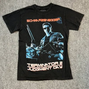 Vintage Terminator 2 Judgment Day T-Shirt Schwarzenegger S fällt klein aus - Bild 1 von 10