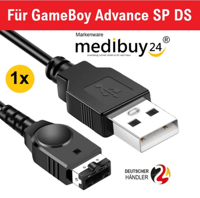 Cavo di ricarica Nintendo Gameboy ADVANCE SP GBA DS USB cavo alimentazione alimentatore 1,2 m✔ - Immagine 1 di 4