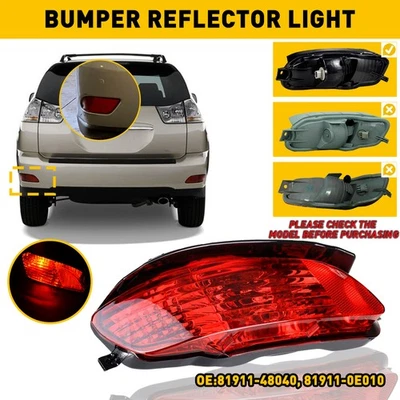 Left Rear bumper Reflector lamp Light For Lexus RX300 RX350 RX330 RX400 2004-09 - Image 1 of 4
