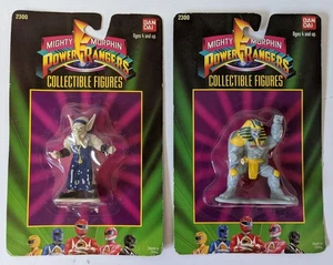 2 Bandai MIGHTY MORPHIN POWER RANGERS 2300 3" Action Figures - Evil Space Aliens - Picture 1 of 1