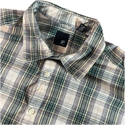 JF Ferrar Shirt 2XLT Button Up Short Sleeve Casual Mens - Image 1 of 4