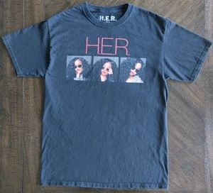 H.E.R. "I Used To Know Her" Medium Official 2018 Tour Tee -Shirt Sold Out R&B - Picture 1 of 9