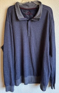 Tommy Bahama Pullover Half Zip Sweatshirt 3XL Heather Blue Preppy - Bild 1 von 5