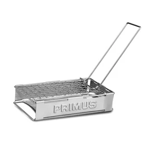 Camping Toaster für Gaskocher 17x14 cm 186 g Edelstahl Klappbarer Griff und - Bild 1 von 12