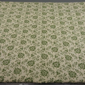 Tessuto di cotone alloro verde 45" x 45" floreale Hope Chest Cottagecore 1,5 iarde - Foto 1 di 4