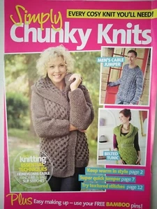 SIMPLY CHUNKY KNITS - Magazine Supplement from SIMPLY KNITTING - Picture 1 of 9