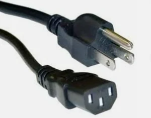 AC Power Cord Cable 3 Prong 6FT  PC, Monitor, Tv  Lot 1/5/10/25/50/100 - Picture 1 of 3