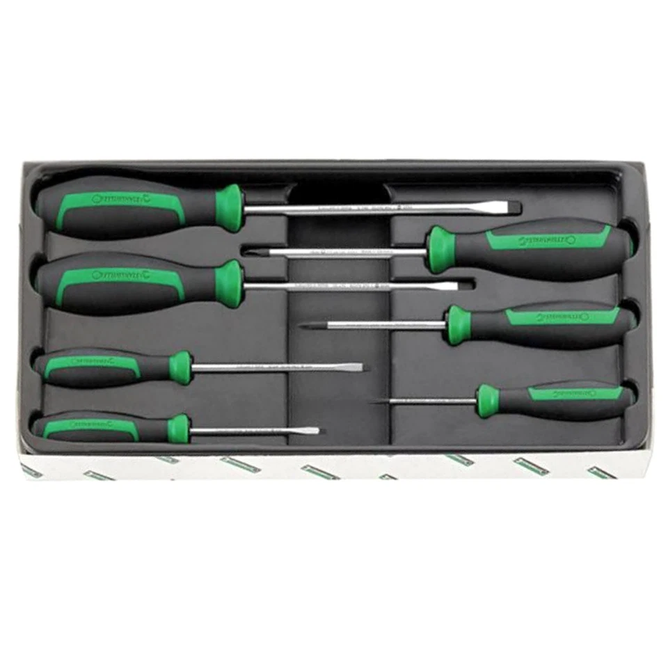 Stahlwille 4691 Screwdriver Set Drall+ 7 Piece Set Phillips & Slotted 96469115 - Image 1 of 1