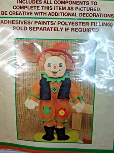 Estatuilla Dan Dee de fieltro posable gato espantapájaros 12 pulgadas kit nuevo - Imagen 1 de 3
