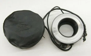 Minicam - Ringflash Adapter Ring 48-60mm Power Cord w/ Case UNTESTED USED C1209 - Picture 1 of 6