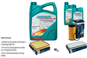 BOSCH Inspektionspaket 7L ADDINOL GIGA LIGHT MV 5W-30 für Nissan Primastar - Bild 1 von 1