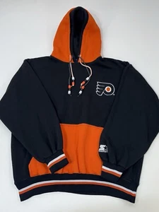 Sudadera con Capucha Doble Dúo Capucha Grande Vintage Años 90 Starter Philadelphia Flyers - Imagen 1 de 7