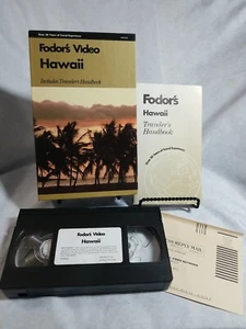 Fondor's Video Hawaii Travel Planner With Handbook Rare Vintage VHS - Picture 1 of 2