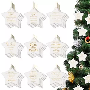 Sieral 36 Pcs Valentines Day Gifts for Church Christian Star Hanging Ornament... - Picture 1 of 7