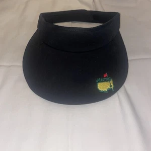 Visera de golf Masters American Needle negra con logotipo ajustable para mujer - Imagen 1 de 3