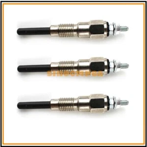 3 Glow Plugs For Kubota D640 D722 D782 D902 D905 D1005 D1105 D1305 Coarse Thread - Picture 1 of 5