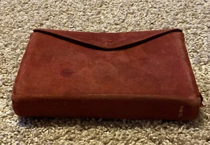 Holy Bible Holman Genuine Goat Suede Button Cover Her Majesty’s Printer KJV - Picture 1 of 12