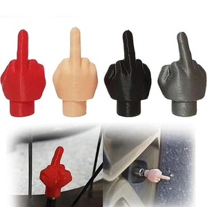 4pcs Funny GLOW IN THE DARK Penis Valve Car Stem Caps Car Accessories Universal - Picture 1 of 17