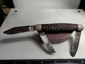 Vintage Kutmaster 3 Blade Stockman Pocket Knife (CosKni011) - Picture 1 of 7