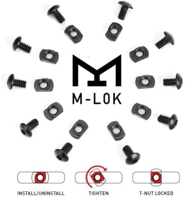 10 Pcs/lot Screw Nut Replacement for LOK Rail Sections Hunting Gun Accessories - Image 1 of 4