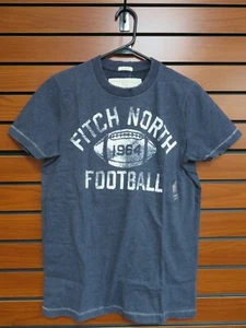 T-shirt a maniche corte blu Abercrombie da uomo taglia S spedizione rapida!! - Foto 1 di 3