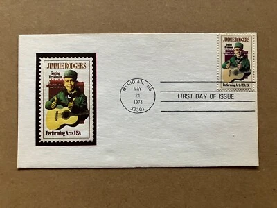 1978 13c Jimmie Rodgers 1755 Andrews Cachet FDC 414/2500 - Image 1 of 2