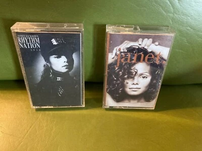 Janet Jackson 2 cassettes Janet Rhythm Nation 1814 - Image 1 of 2