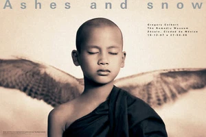 GREGORY COLBERT - Winged Monk - Art Print Poster 24x36 - Imagen 1 de 1