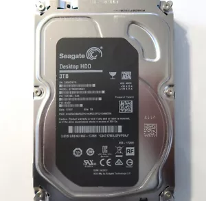 Seagate ST3000DM001 1ER166-044 AQ03 (ZA50) TK Thailand 3TB 3.5" Sata 04/2017 - Picture 1 of 1