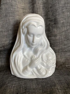 Vintage weiße Keramik Jungfrau Maria Figur Taiwan R.O.C. - Bild 1 von 15