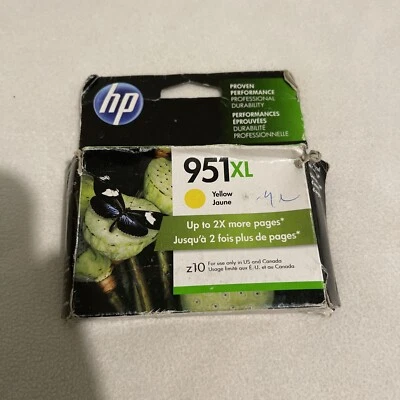 HP 951XL YELLOW High Yield Original Ink Cartridge CN048AN BRAND NEW! - Image 1 of 4