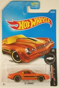 2017 Hot Wheels '81 Orange Chevrolet Camaro 50 Years 361/365 Classic Antique Z28 - Picture 1 of 7