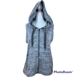 Gilet ATHLETA Blissful Balance - grigio erica con cappuccio - donna taglia XS - Foto 1 di 11