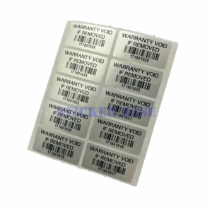 Tamper Proof No Returns If Removed Label Warranty Void Sticker Security Seal 200 - Picture 1 of 5