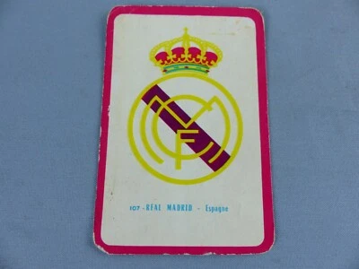 MIROIR SPRINT carte football REAL MADRID # 107 vers 1960 originale - Photo 1/2