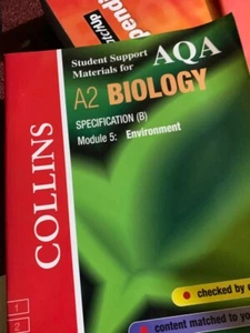 4 A level books biology maths bundle - Picture 1 of 4