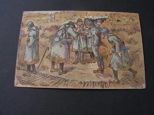 carte postal   militaire  soldats 1914  1918   illustrateur   gabard - Picture 1 of 2