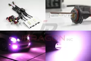 9006/Hb4 12000K Purple Pink 35W Slim AC Canbus Ballast Xenon HID Kit Fog Light - Picture 1 of 5