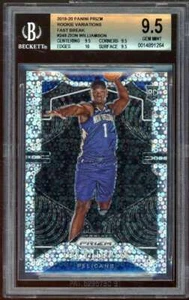Zion Williamson Rookie Card 2019-20 Panini Prizm Prizms Fast Break #248 BGS 9.5 - Picture 1 of 2