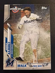2020 Topps Opening Day WW-12 Harold Ramirez Walk This Way SP Insert Card Marlins - Picture 1 of 2