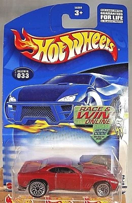 2003 Hot Wheels #33 First Edition 21/42 GT-03 MTFLK Rose w/Lace Spoke Wheels - Image 1 of 4